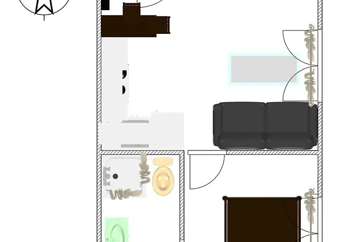 דירה Aptos Monasterio De San Antonio 6 *